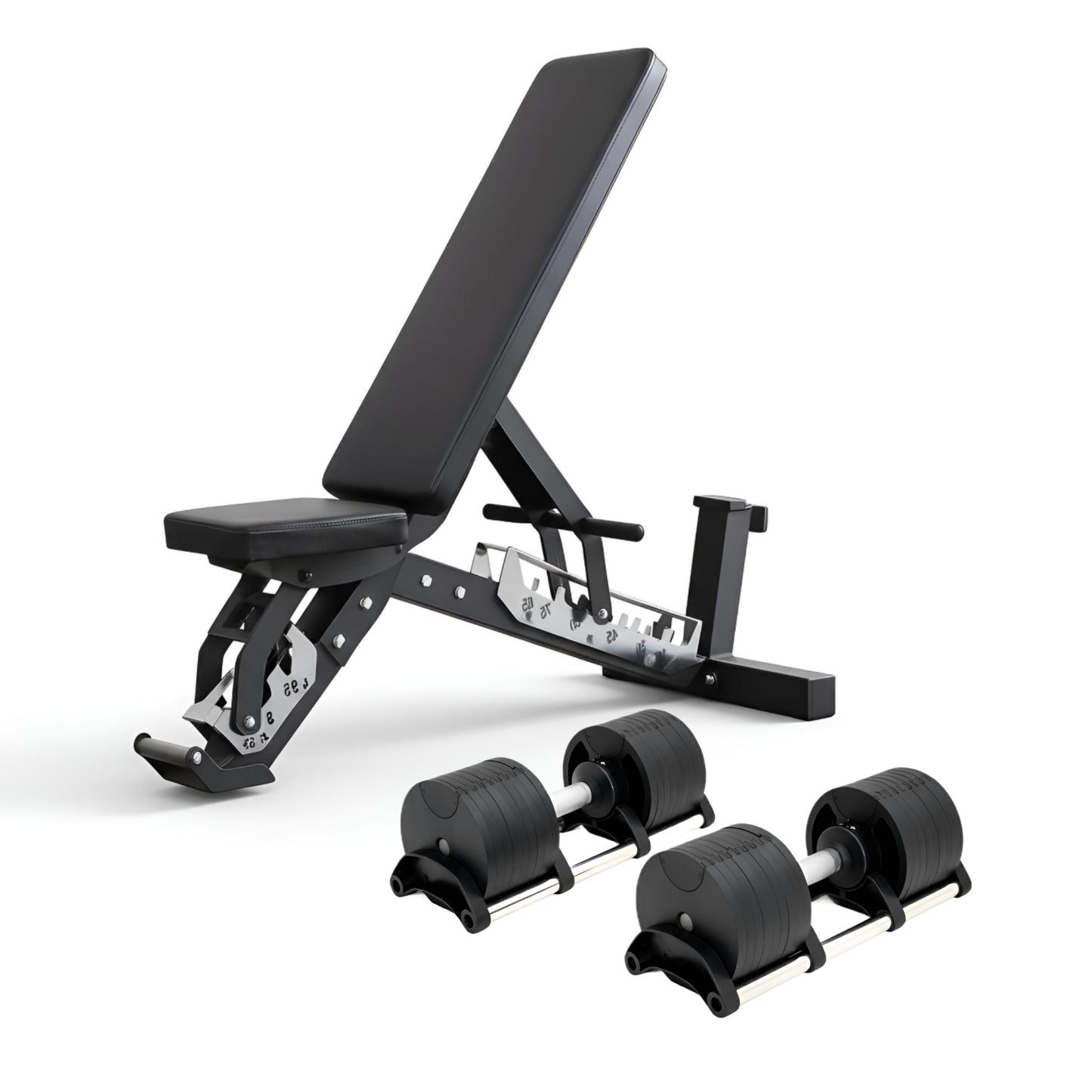 32kg Adjustable Dumbbell Pair 4kg Increments