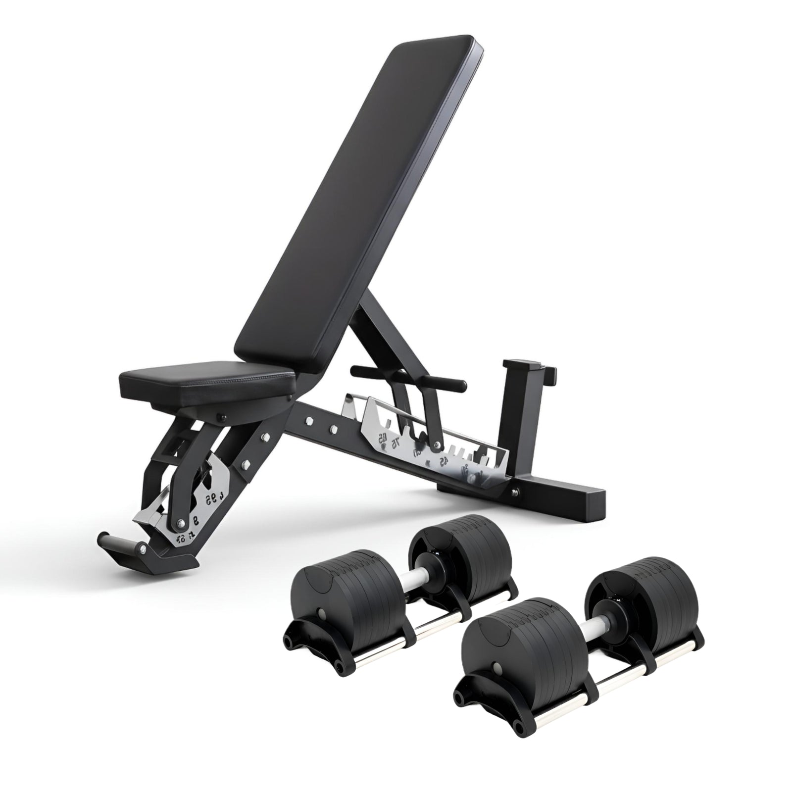 32kg Adjustable Dumbbell Pair 4kg Increments