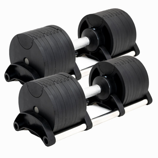 32kg Adjustable Dumbbell Pair 4kg Increments
