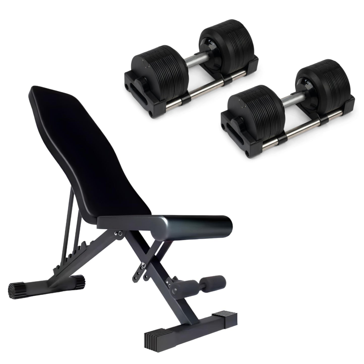 32kg Adjustable Dumbbells Pair with 1kg Increments