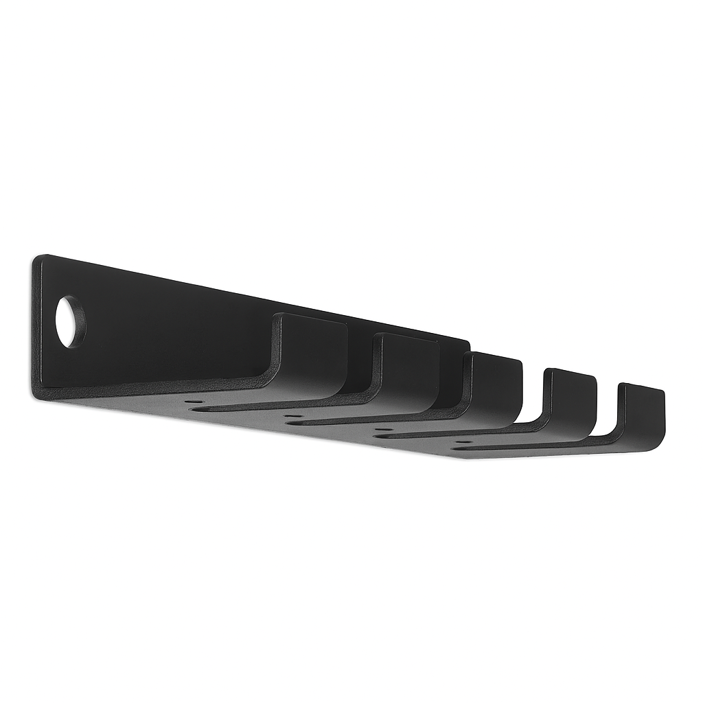 4 Bar Commercial Barbell Mounted Rack