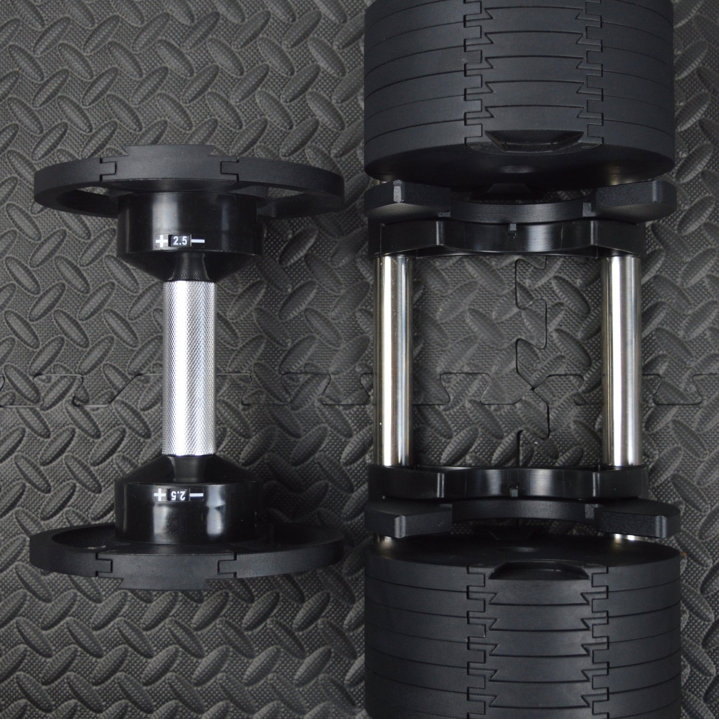 40kg Adjustable Dumbbell Pair 2.5kg Increments