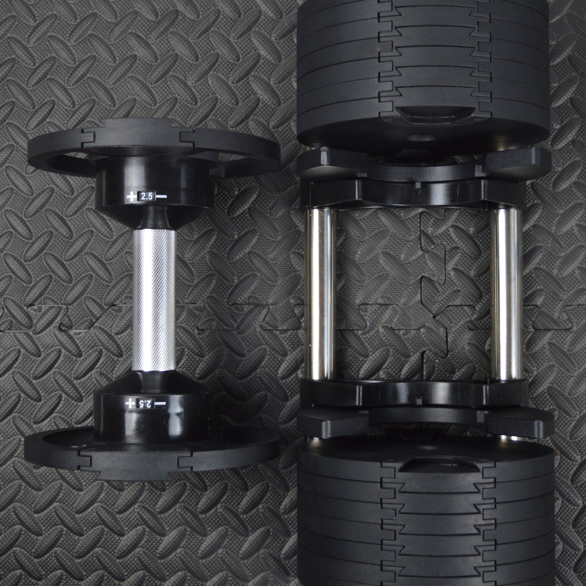40kg Adjustable Dumbbell Pair 2.5kg Increments