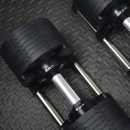 40kg Adjustable Dumbbell Pair 2.5kg Increments