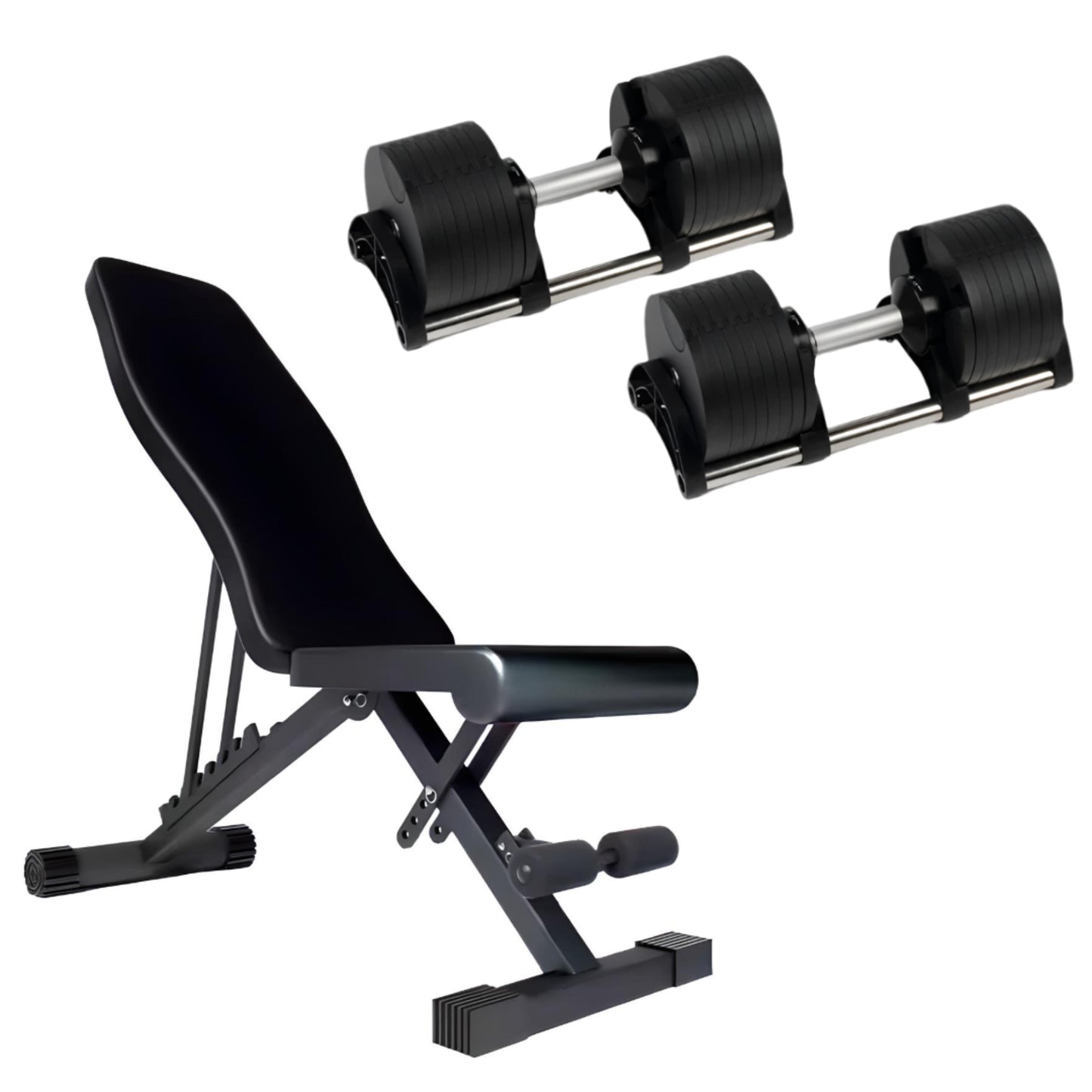 40kg Adjustable Dumbbell Pair 2.5kg Increments