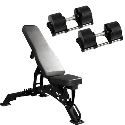 40kg Adjustable Dumbbell Pair 2.5kg Increments