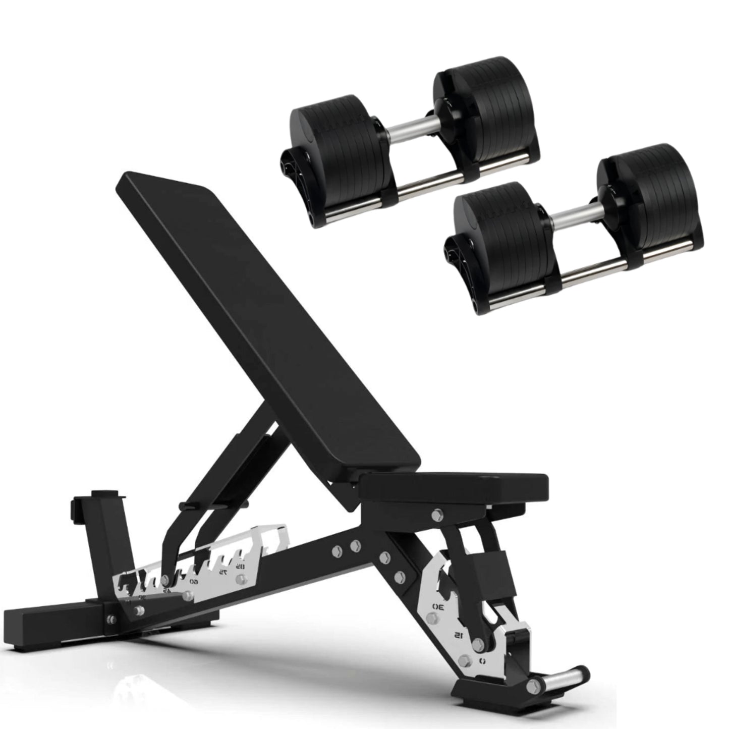 40kg Adjustable Dumbbell Pair 2.5kg Increments