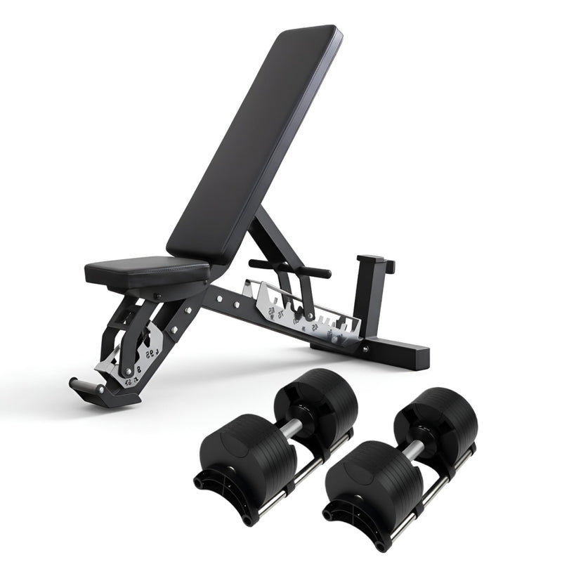 40kg Adjustable Dumbbell Pair 2.5kg Increments