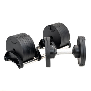 40kg Adjustable Dumbbell Pair 4kg Increments