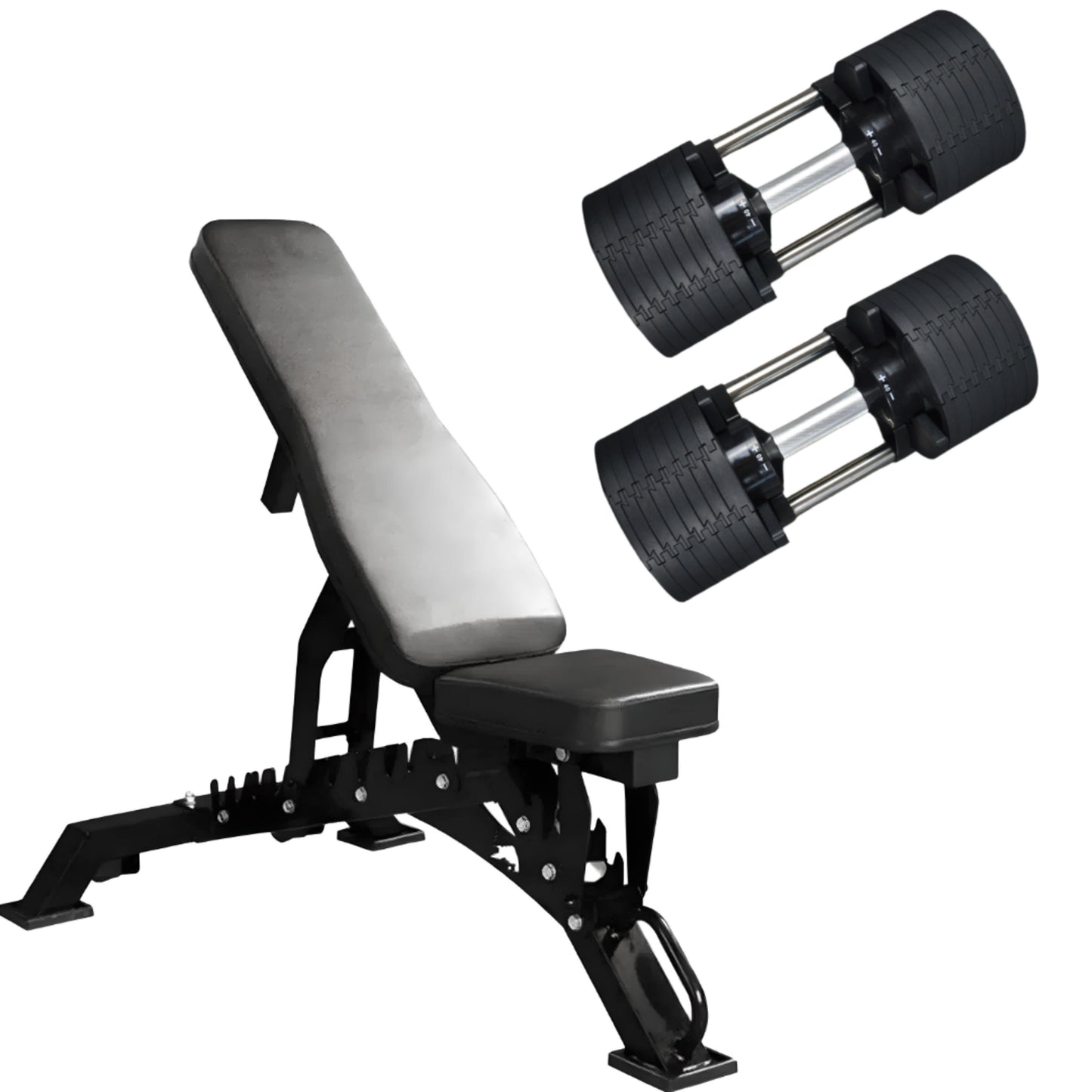 40kg Adjustable Dumbbell Pair 4kg Increments