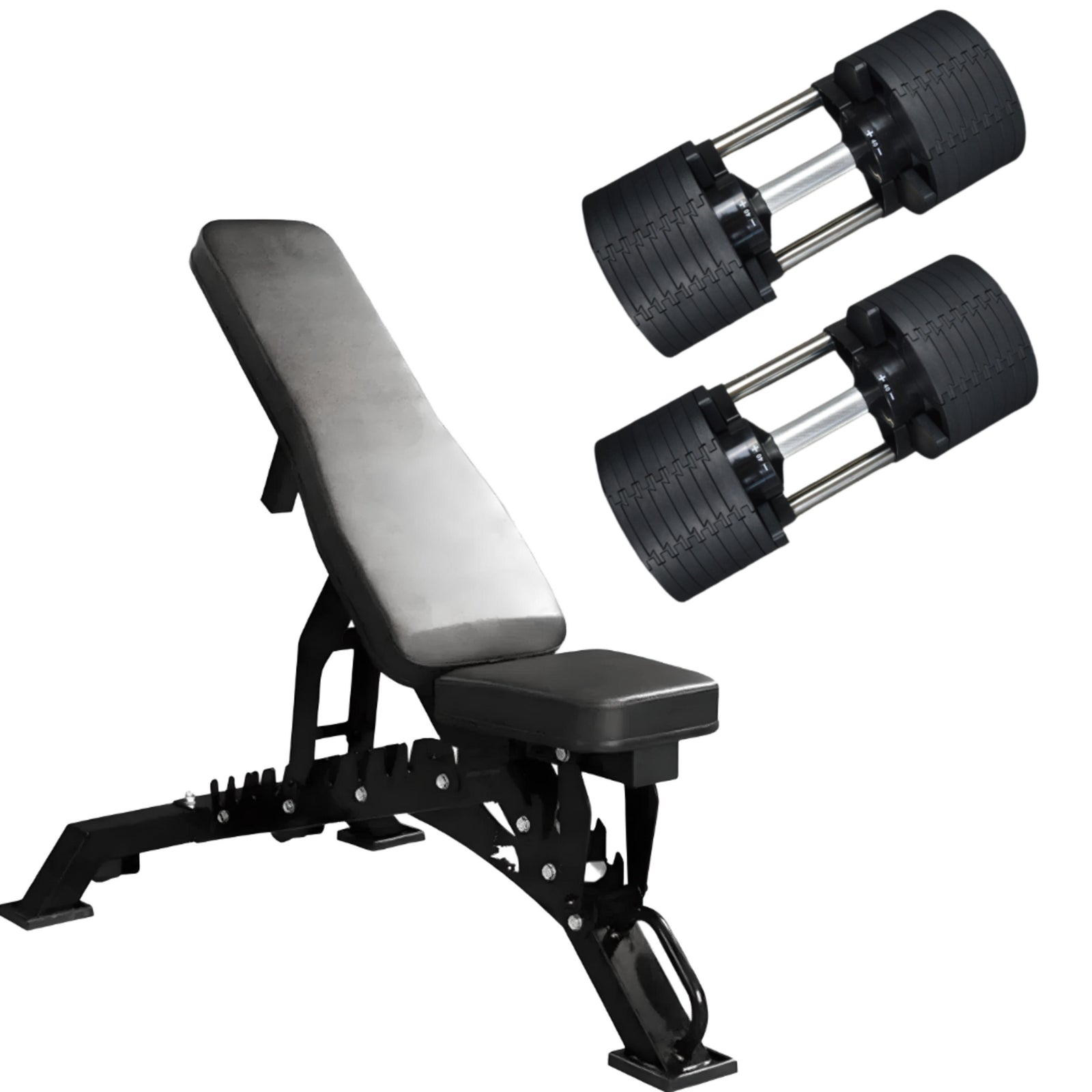 40kg Adjustable Dumbbell Pair 4kg Increments