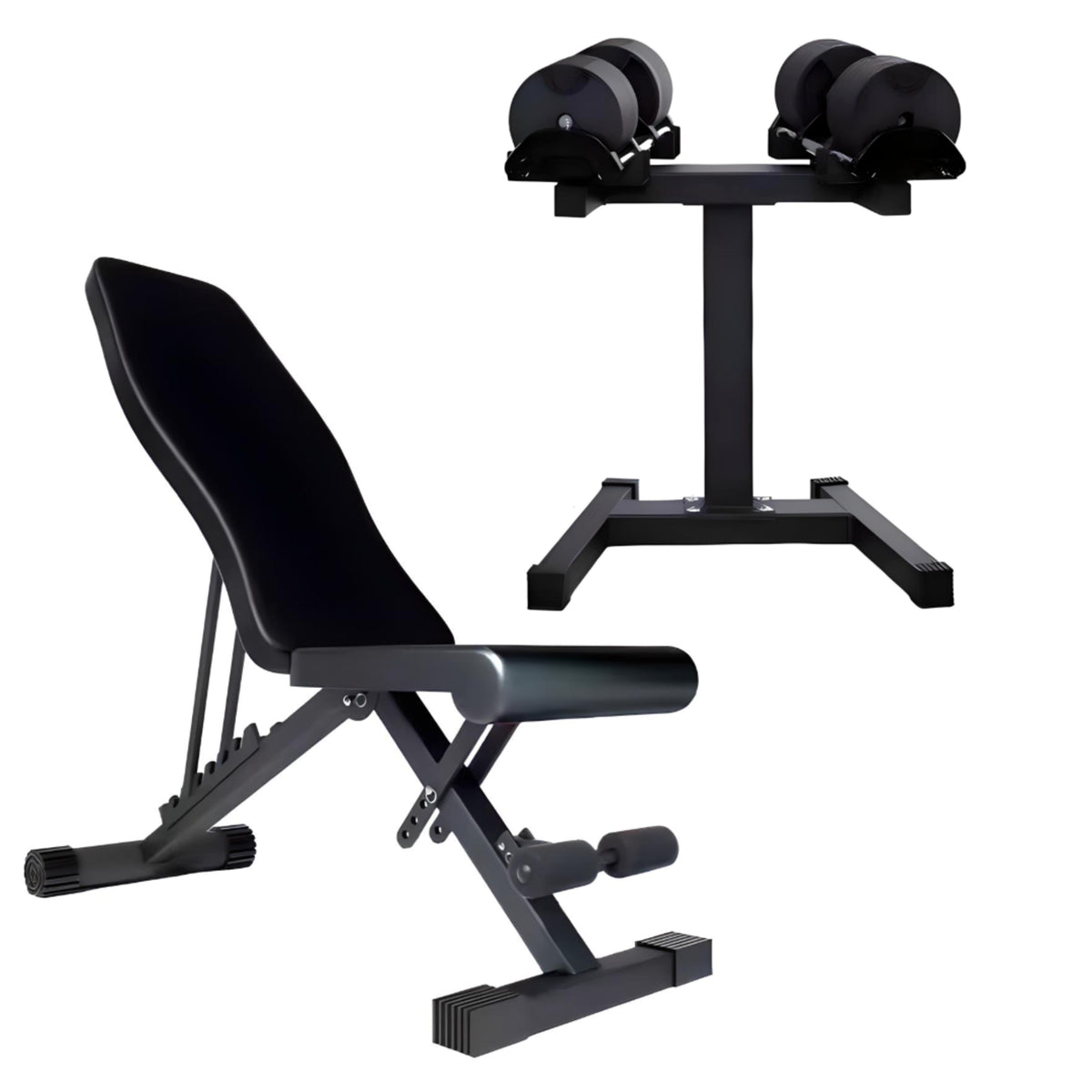 40kg Adjustable Dumbbell Pair 4kg Increments