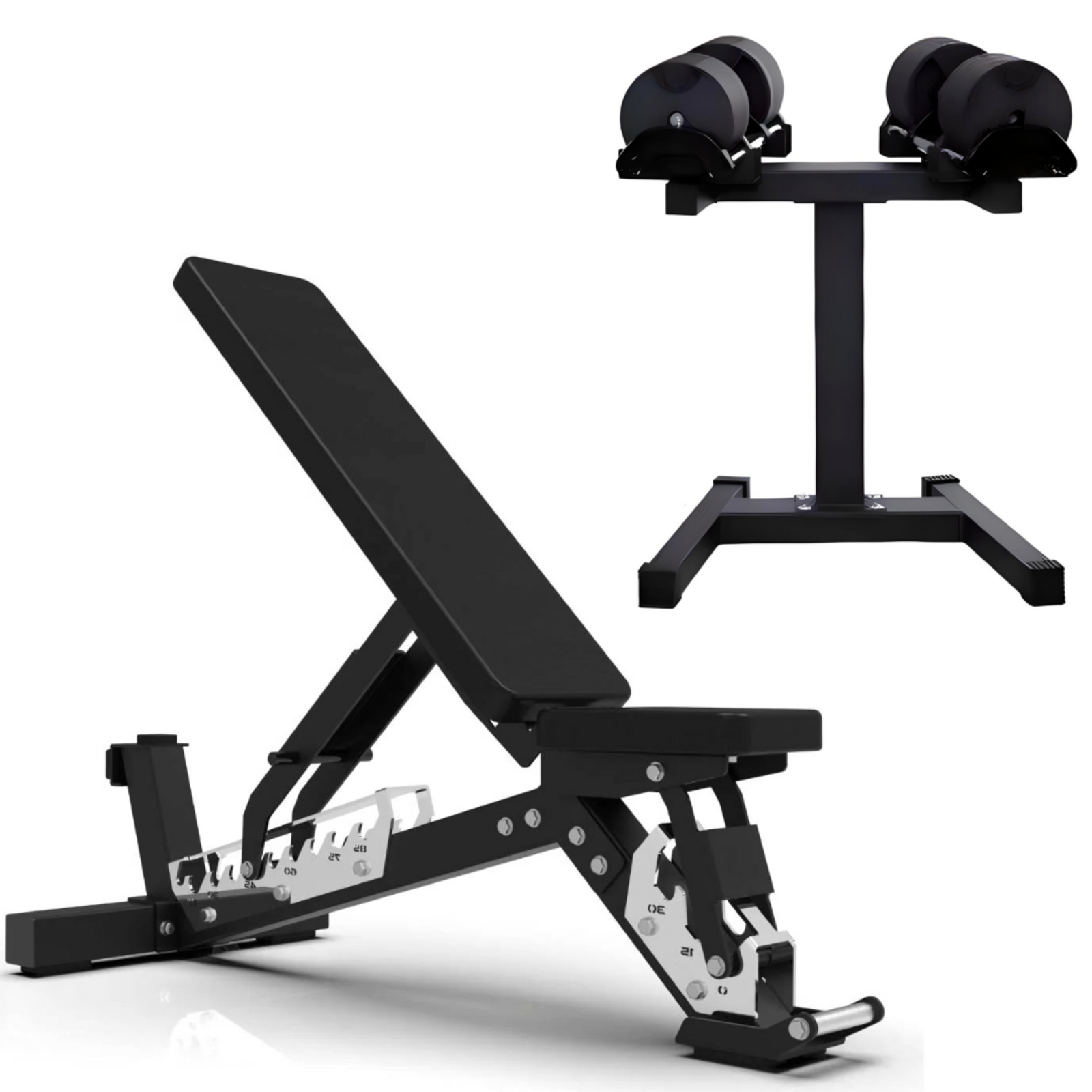 40kg Adjustable Dumbbell Pair 4kg Increments