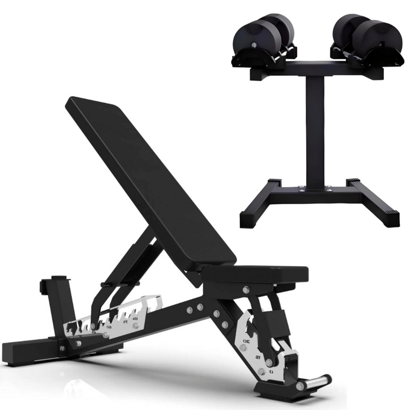 40kg Adjustable Dumbbell Pair 4kg Increments