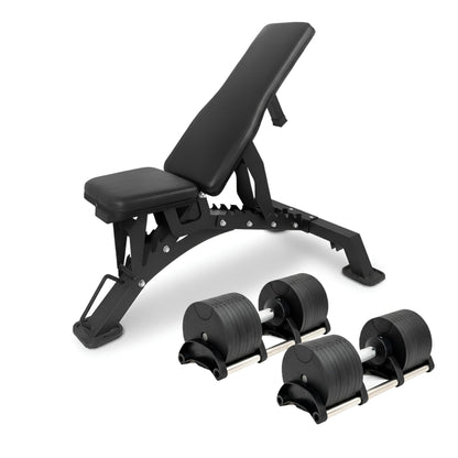 40kg Adjustable Dumbbell Pair 4kg Increments