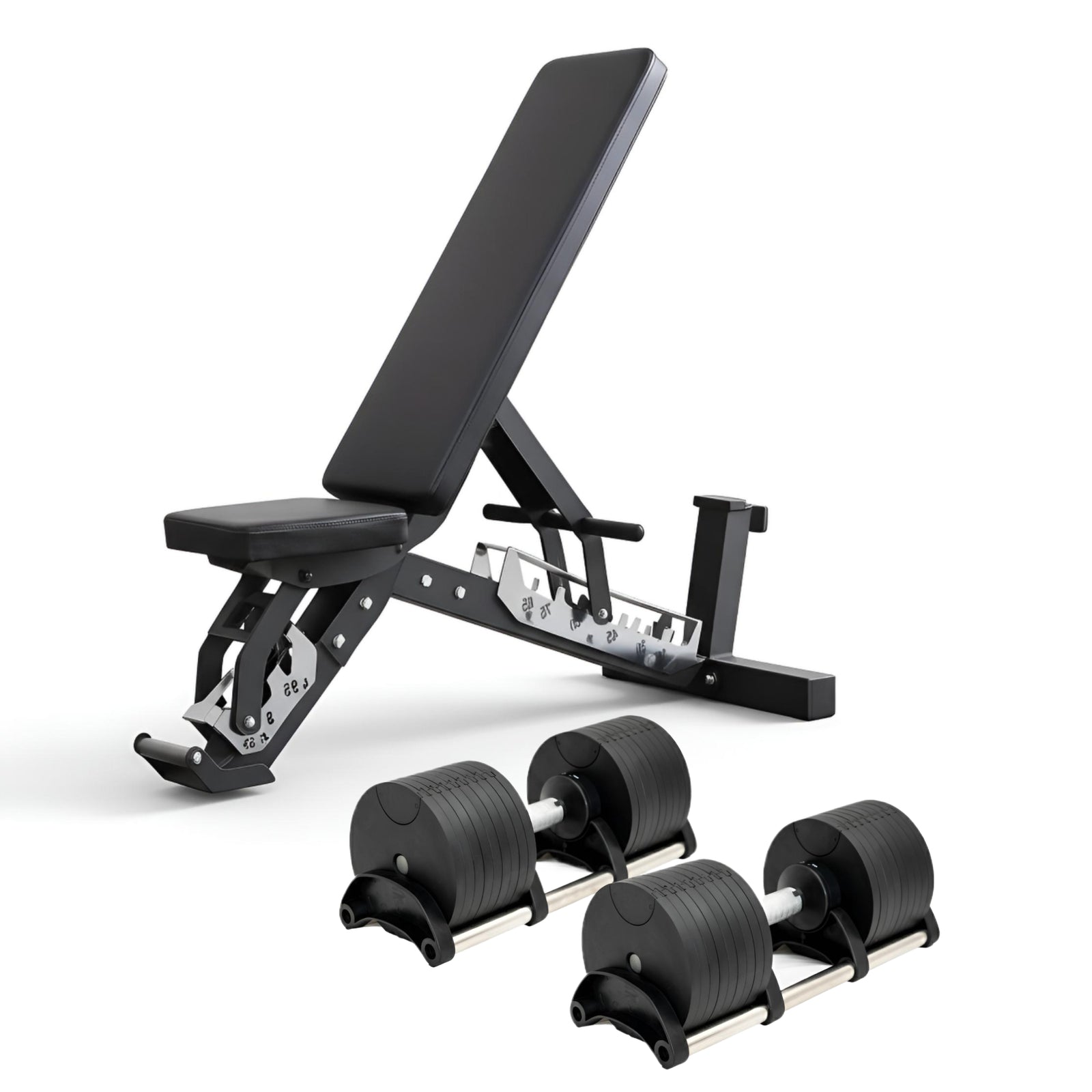 40kg Adjustable Dumbbell Pair 4kg Increments