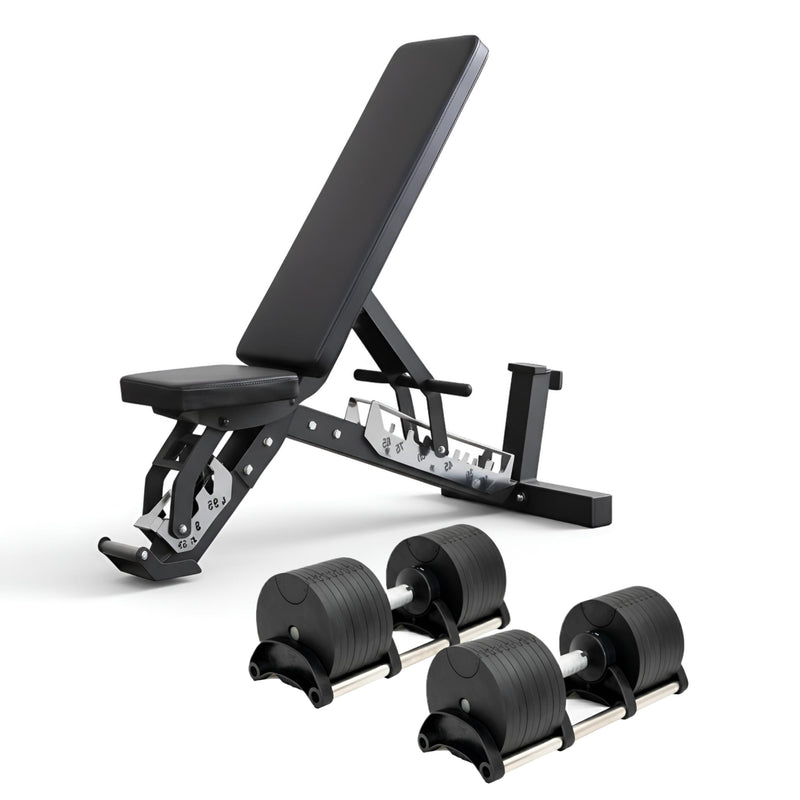 40kg Adjustable Dumbbell Pair 4kg Increments