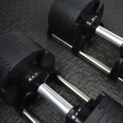 40kg Adjustable Dumbbell Pair 4kg Increments