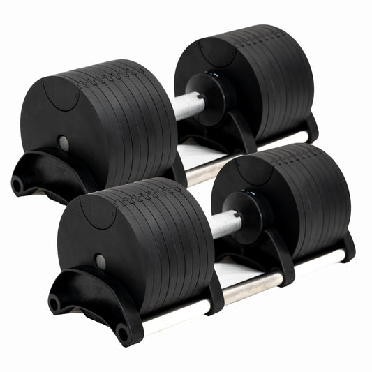 40kg Adjustable Dumbbell Pair 4kg Increments