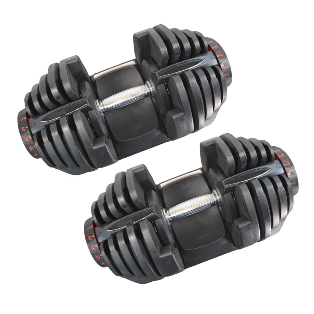 40kg Adjustable Dumbbells Pair