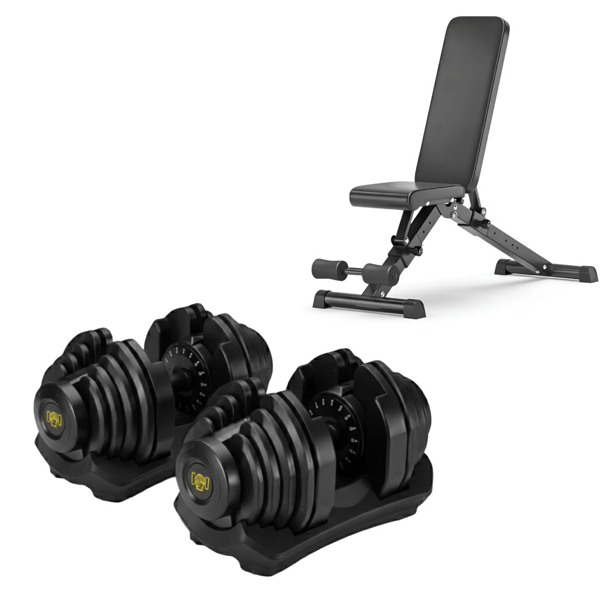 40kg Adjustable Dumbbells Pair (New Colours)