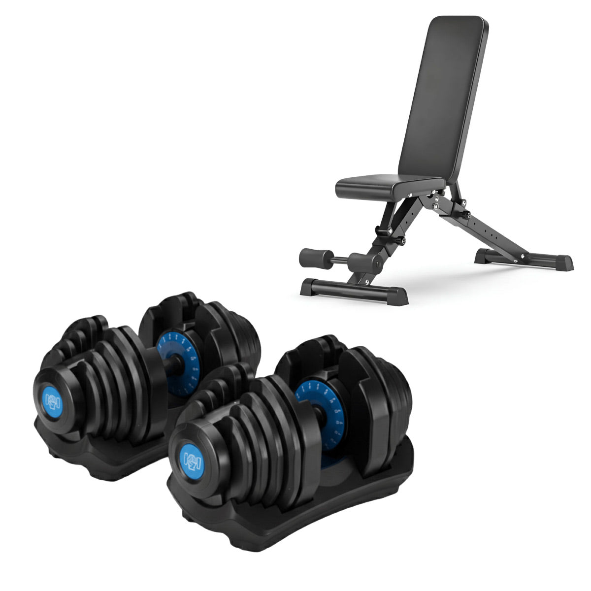 40kg Adjustable Dumbbells Pair (New Colours)