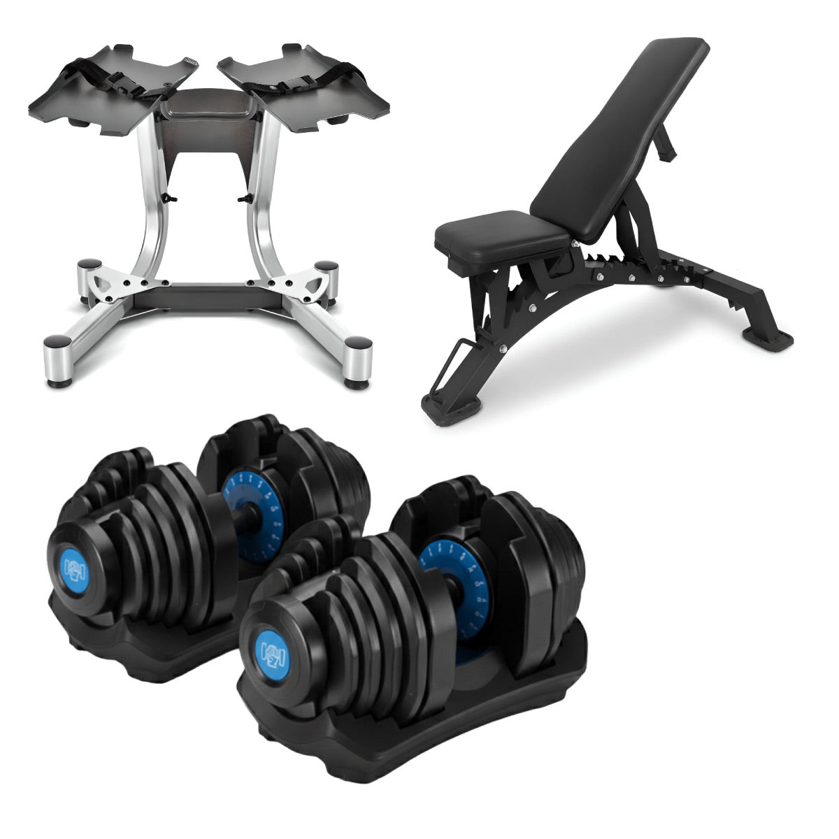 40kg Adjustable Dumbbells Pair (New Colours)