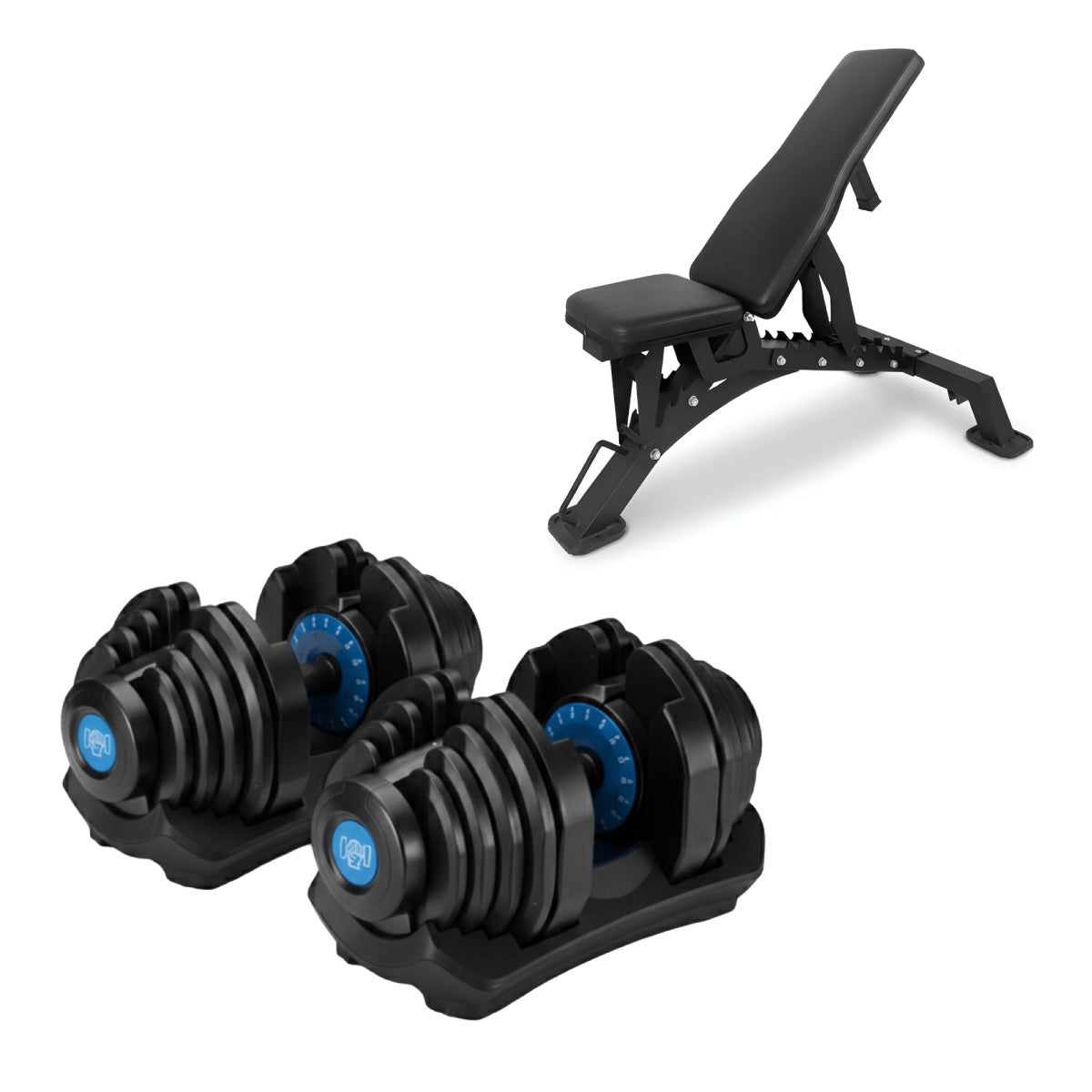 40kg Adjustable Dumbbells Pair (New Colours)