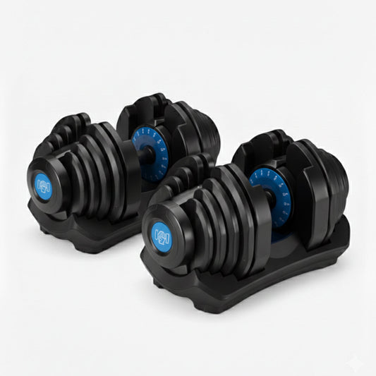40kg Adjustable Dumbbells Pair (New Colours)