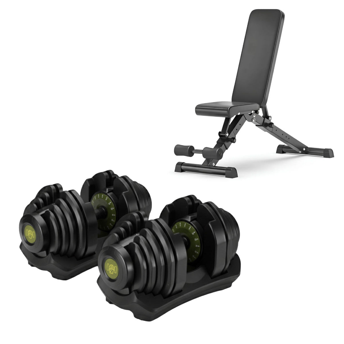 40kg Adjustable Dumbbells Pair (New Colours)