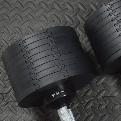 45KG Adjustable Dumbbells Pair 5kg Increments