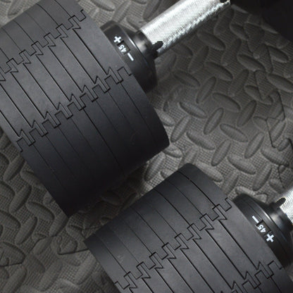 45KG Adjustable Dumbbells Pair 5kg Increments