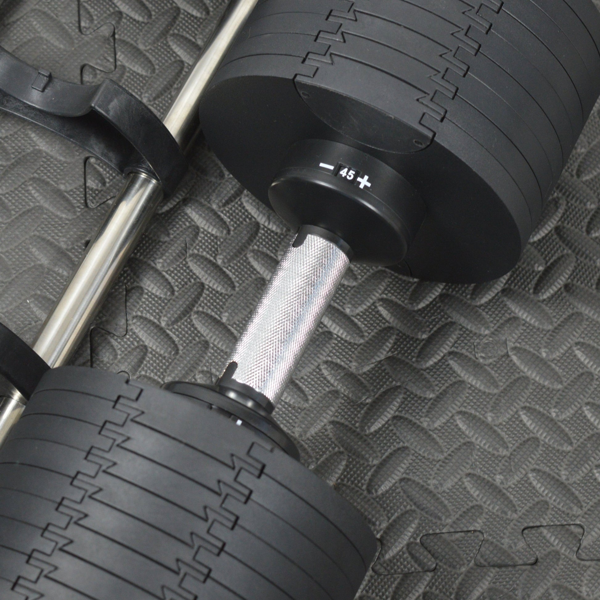 45KG Adjustable Dumbbells Pair 5kg Increments
