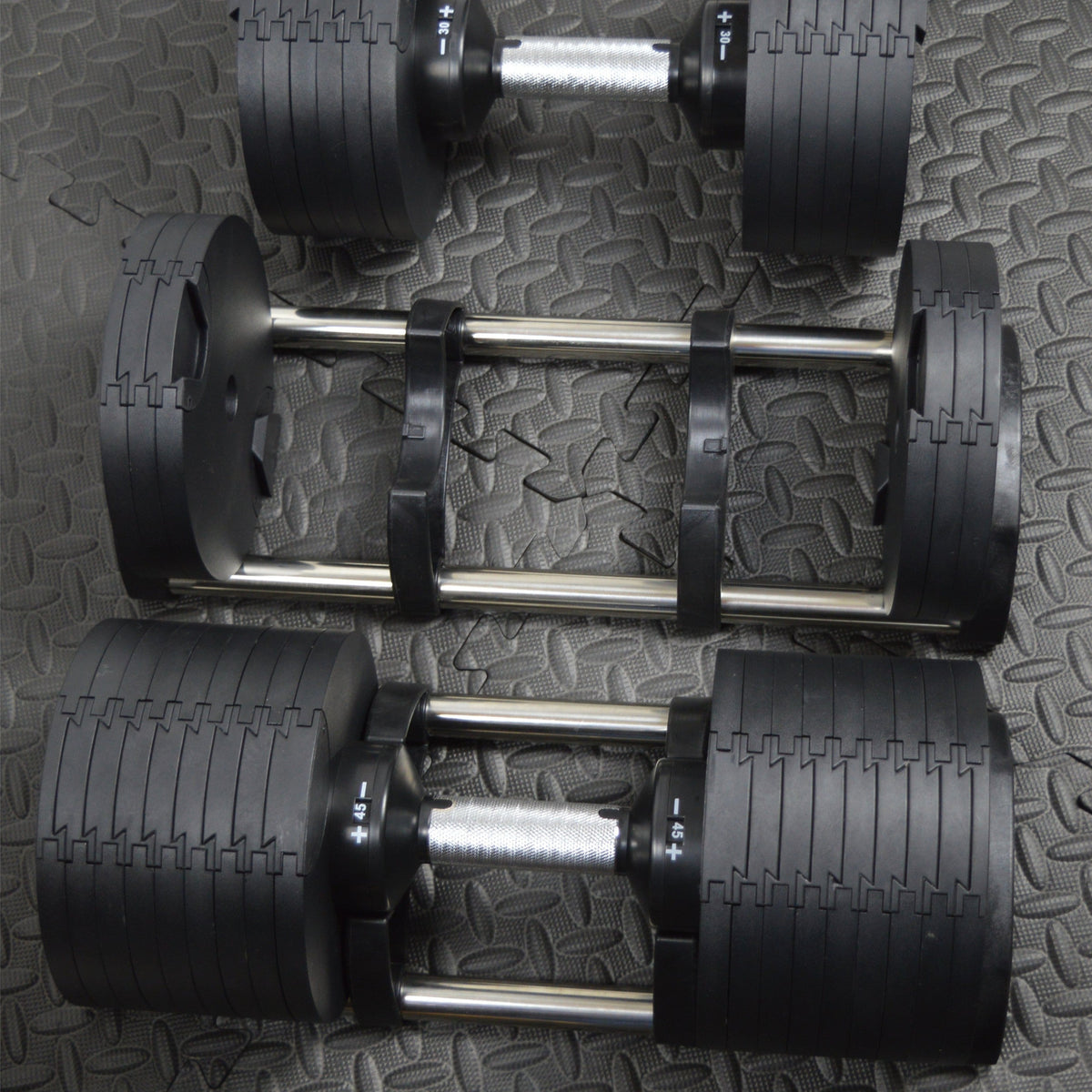 45KG Adjustable Dumbbells Pair 5kg Increments