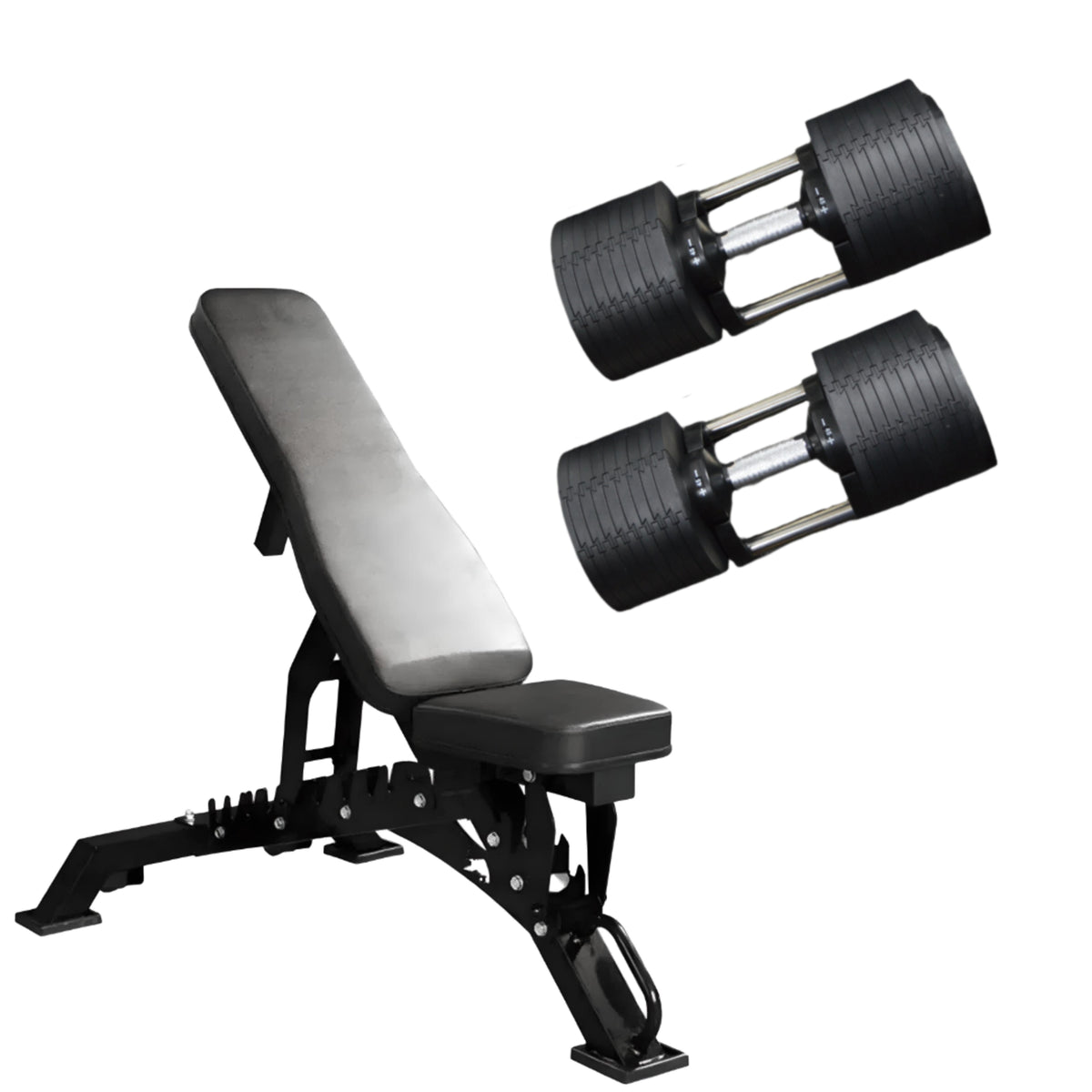 45KG Adjustable Dumbbells Pair 5kg Increments