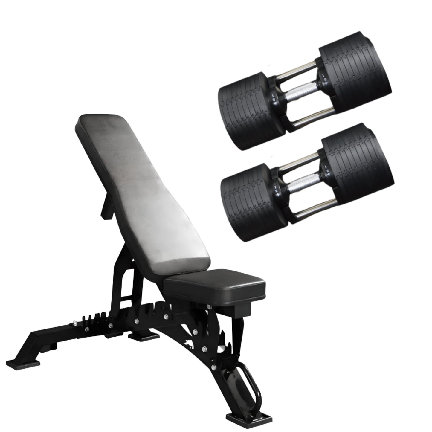 45KG Adjustable Dumbbells Pair 5kg Increments