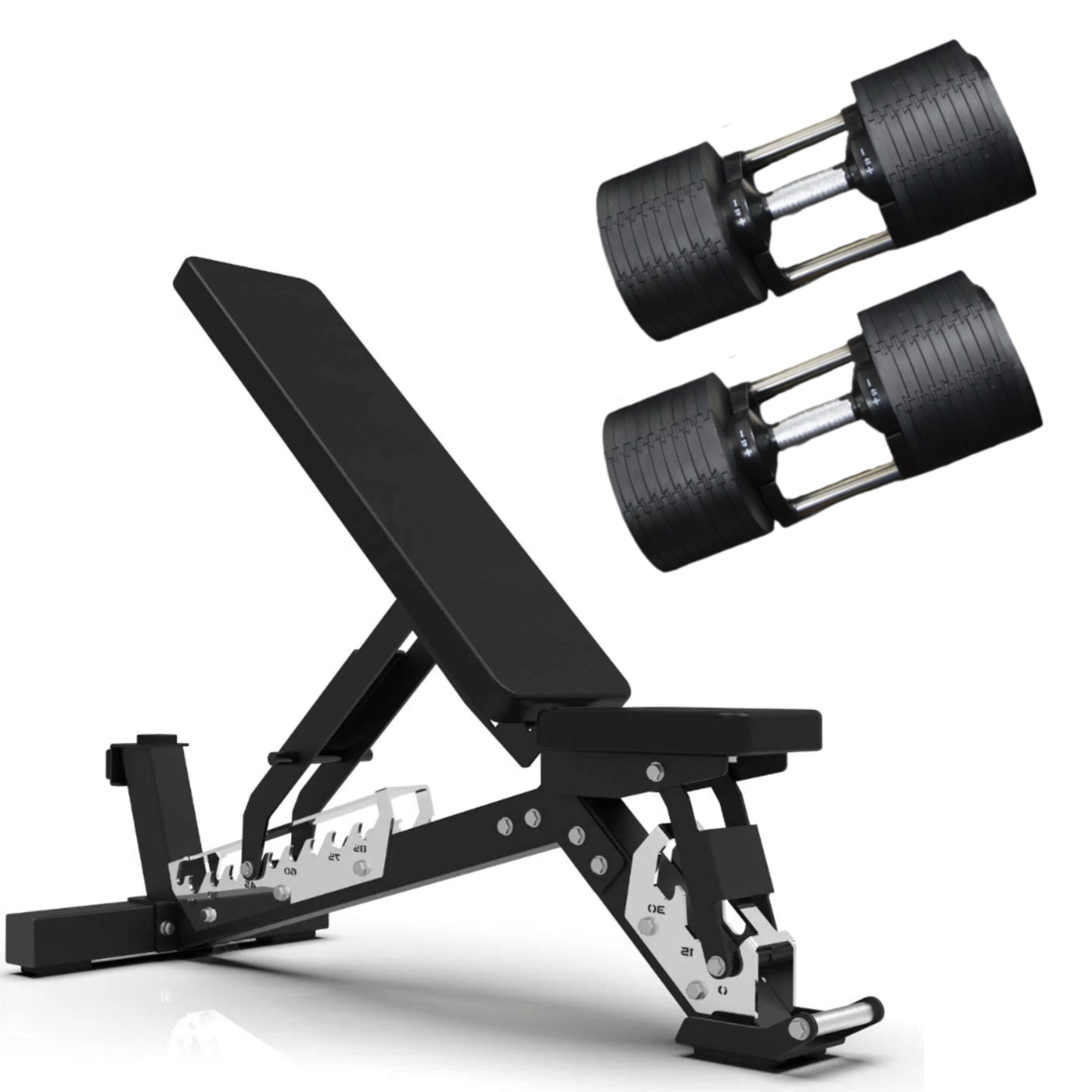 45KG Adjustable Dumbbells Pair 5kg Increments