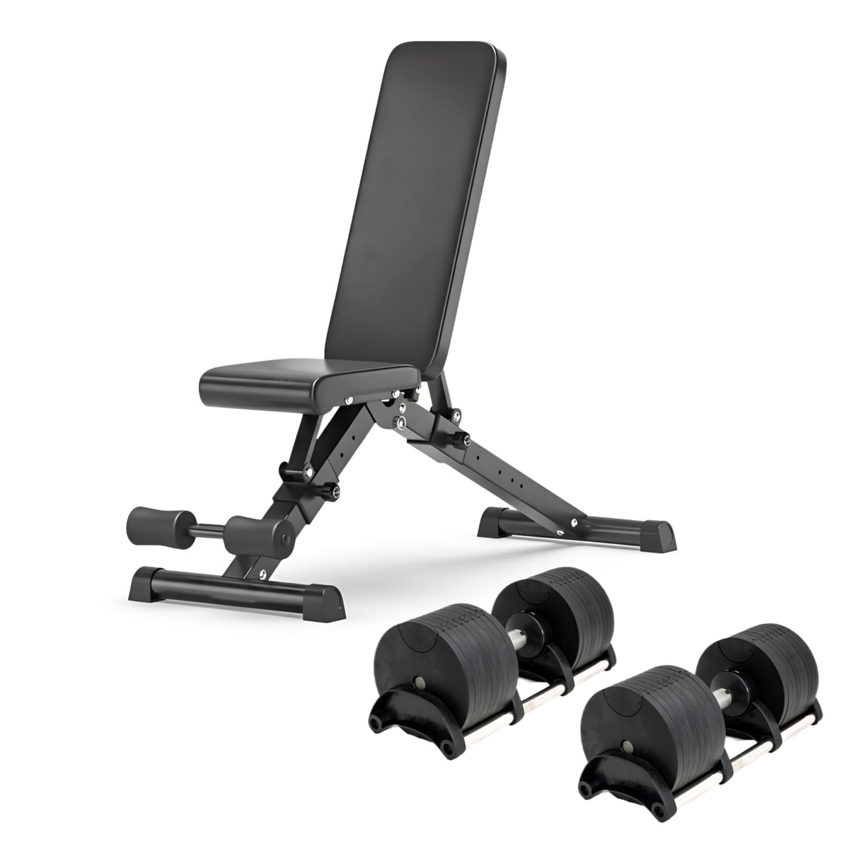 45KG Adjustable Dumbbells Pair 5kg Increments
