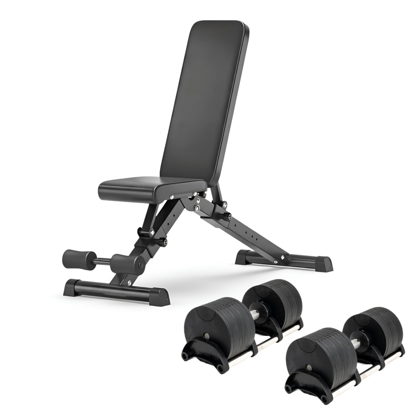 45KG Adjustable Dumbbells Pair 5kg Increments