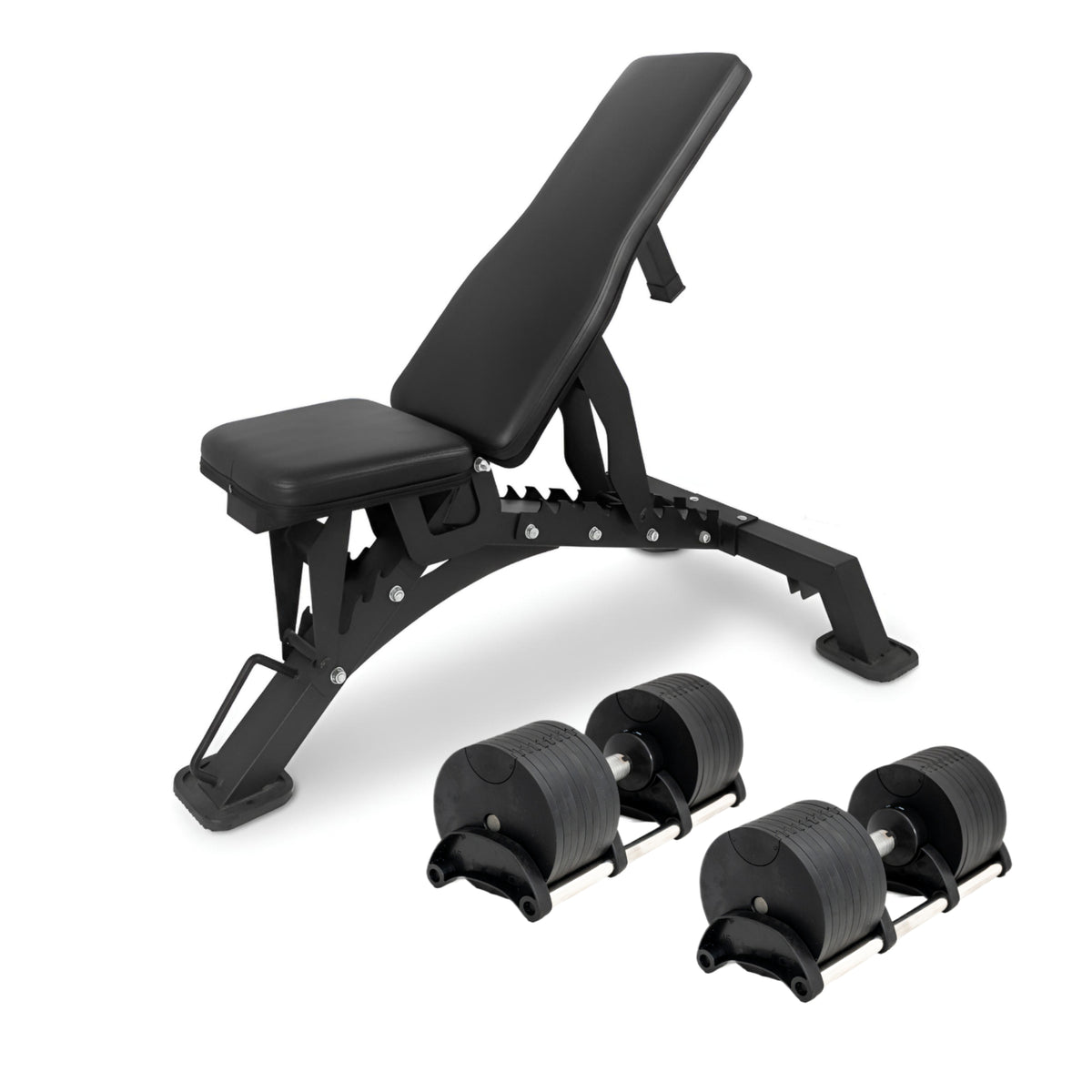 45KG Adjustable Dumbbells Pair 5kg Increments