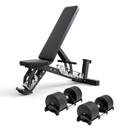 45KG Adjustable Dumbbells Pair 5kg Increments