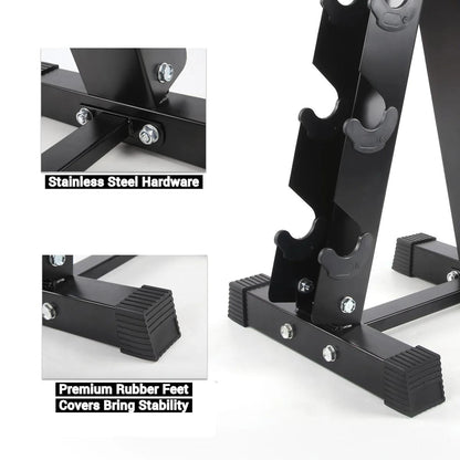 5 & 6 Tier Hex Dumbbell Tree Stand