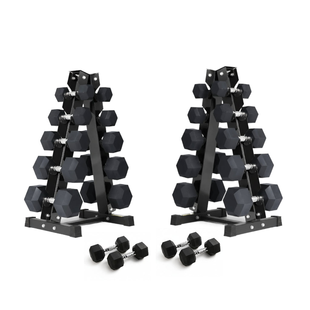 5 & 6 Tier Hex Dumbbell Tree Stand