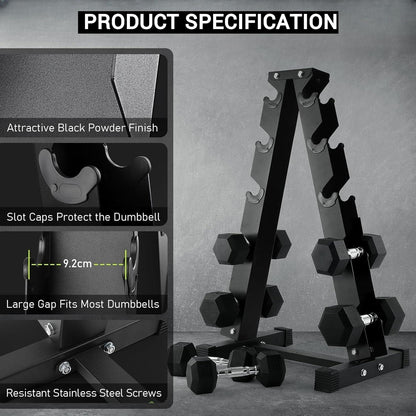 5 & 6 Tier Hex Dumbbell Tree Stand