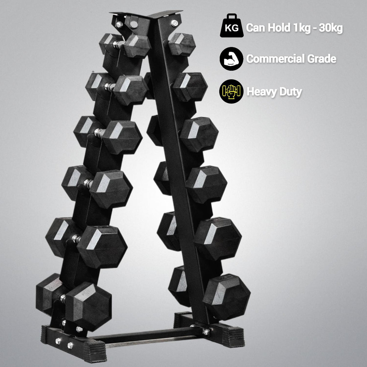 5 & 6 Tier Hex Dumbbell Tree Stand
