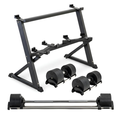 Adjustable Dumbbell & Barbell Set