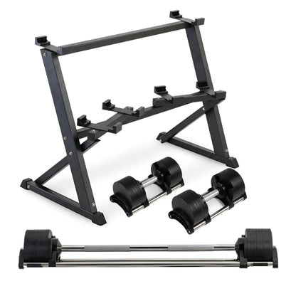 Adjustable Dumbbell & Barbell Set