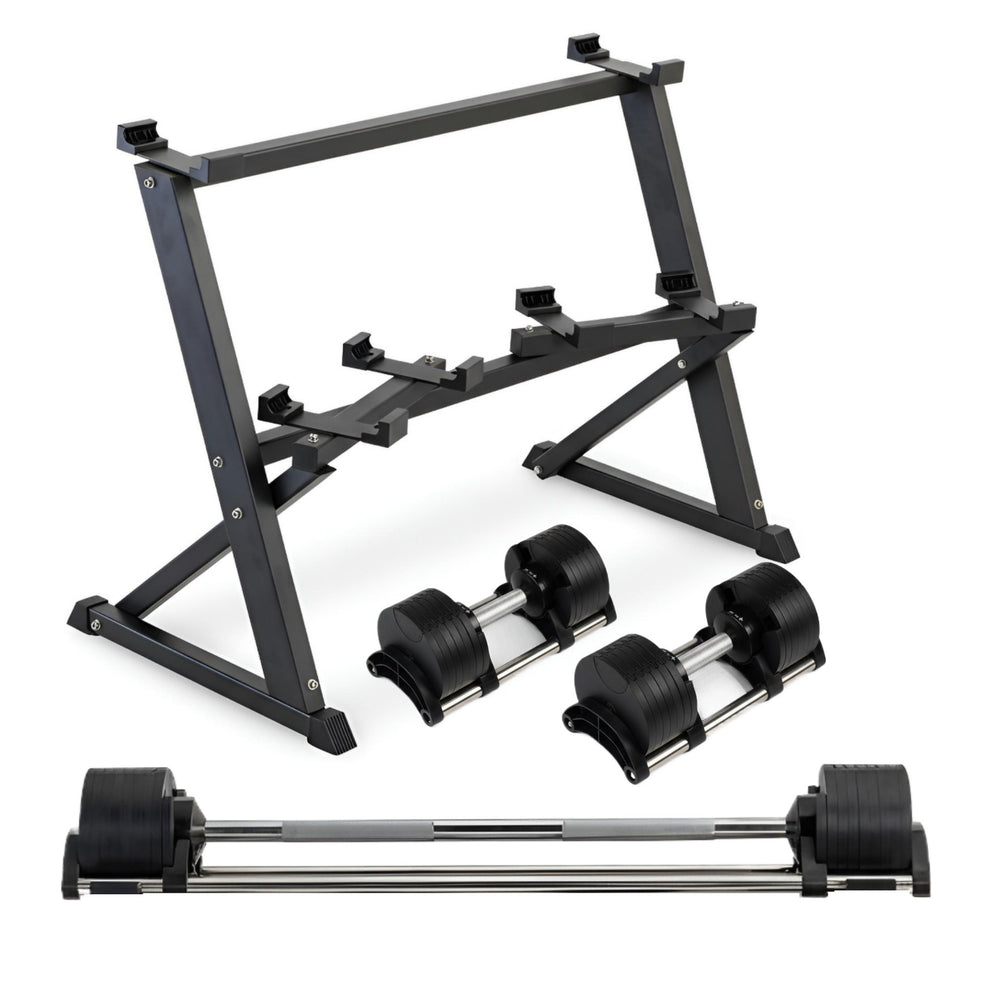 Adjustable Dumbbell & Barbell Set – Muscle IQ