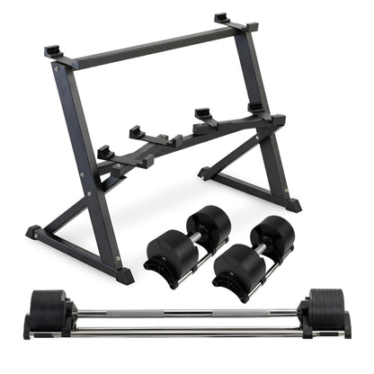 Adjustable Dumbbell & Barbell Set