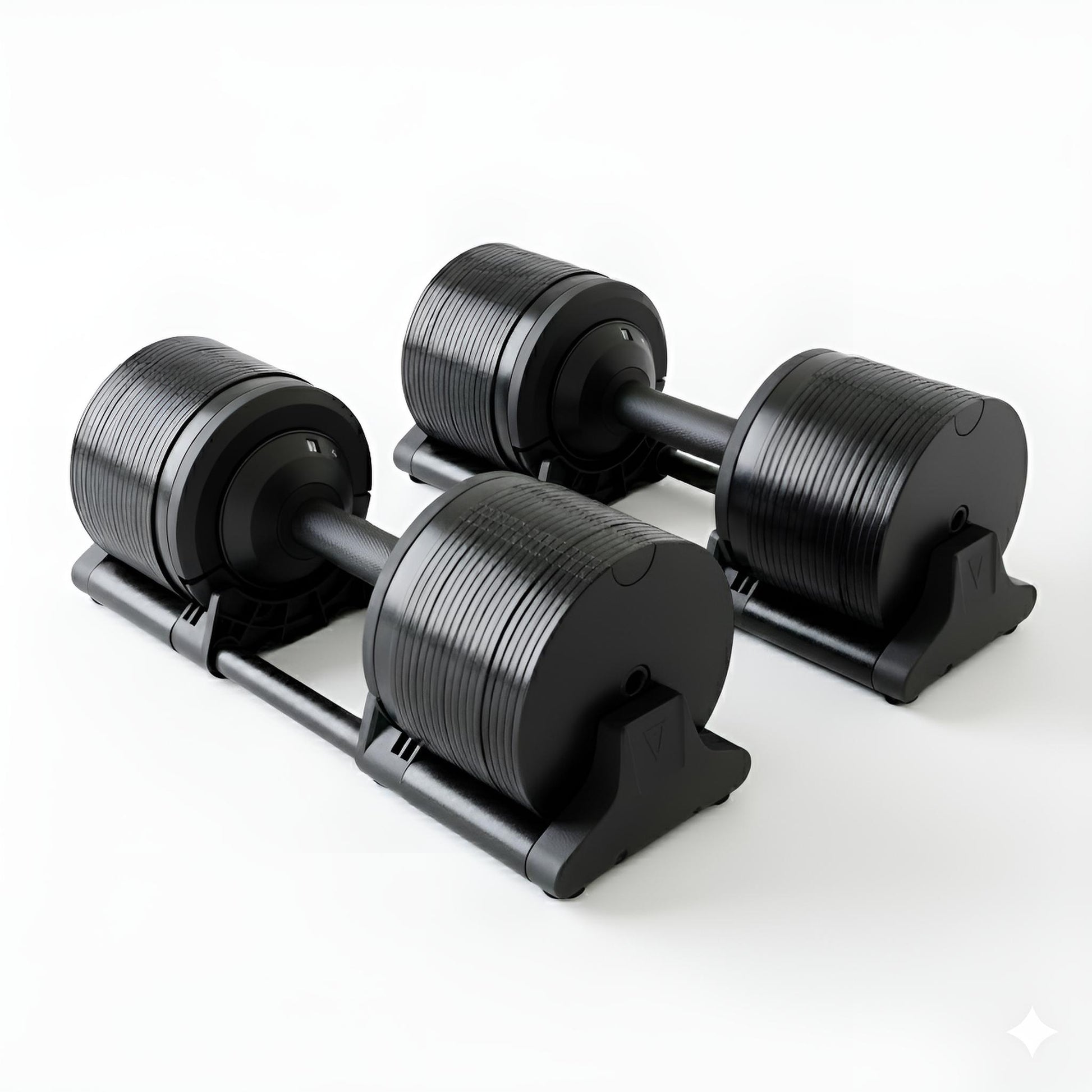 Adjustable Dumbbells 40kg Pair with 1kg Increments new design